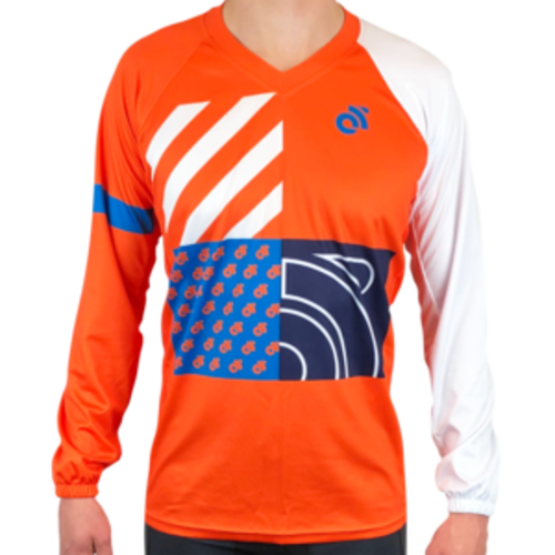 BMX / Downhill Jersey (Long Sleeve) With Custom Name – CS AUS STORE